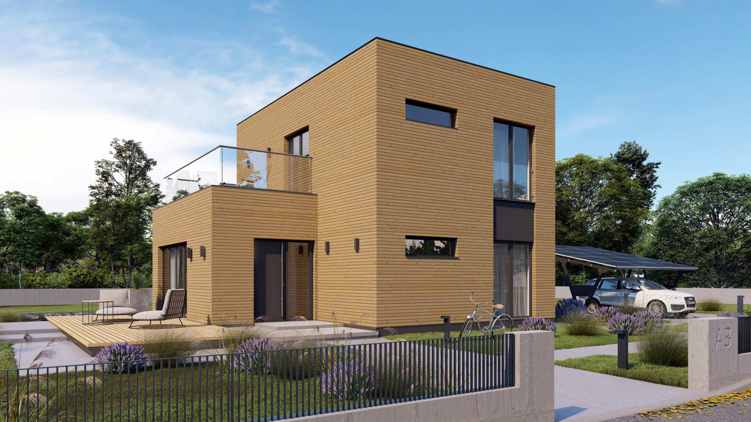 Modulhaus Vinje Außenansicht 2